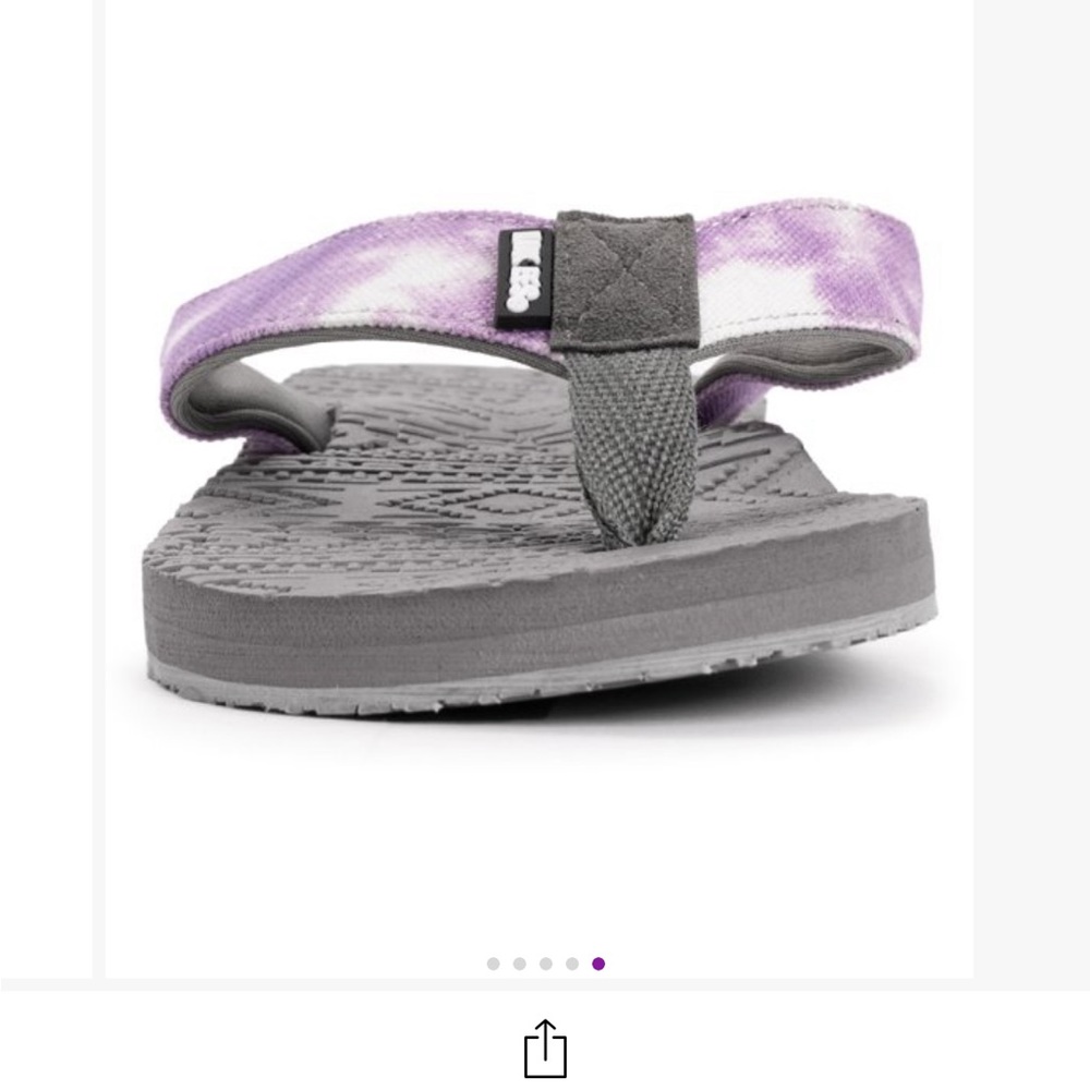 Purple tie-dye Emma flip-flop women